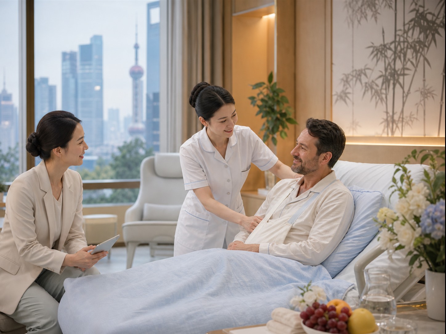 Post-surgery recovery tourism service